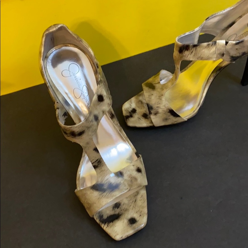 Jessica Simpson Animal Print Heels